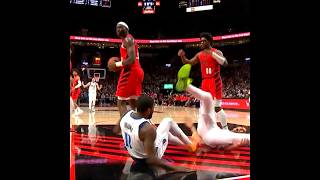 Dwight Powell Took Kyrie Irving Out The Game With This Injury Mavericks Vs Trail Blazers Highlights