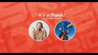 ¡Haz match con el regalo perfecto 💝! Salto en paracaídas tandem