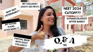 QnA session✨|| partial drops,neet,Final year,future plans & lot more .