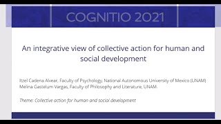 Cognitio 2021 - Talk by Itzel Cadena Alvear and Melina Gastelum Vargas