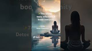 ✨Health Is Wealth✨ #detox #meditationmusic #healingsounds #god #solfeggio #zen #shorts #741hz #love