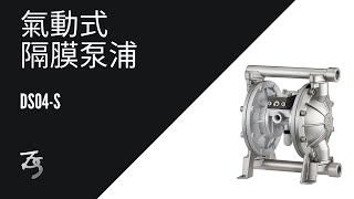 TDS- 1/2" 不鏽鋼氣動雙隔膜泵浦 適用於酸鹼液體、電子產業