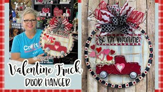 ❤️ 💞 ~ Valentine Truck Door Hanger ~ Start to Finish Video of How Made the Door Hanger