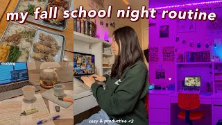 my high school after school night routine (fall!) cozy after school night routine 2022:night routine