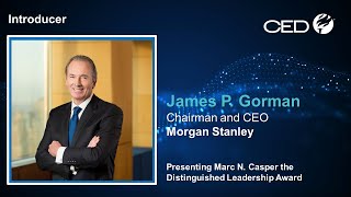 2022 CED Distinguished Leadership Awards: James P. Gorman