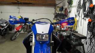 Yamaha WR250R - Zeta Hand Guards/LED Blinkers and DRC LED Tail Light