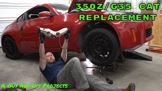 350z Catalytic Converters DIY Upgrade/Replacement P0430 and P0420