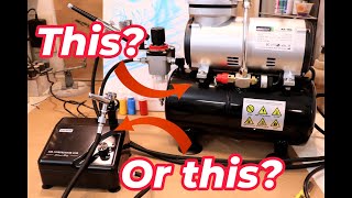 Airbrush compressors for beginner airbrush painting #lurebuilding #airbrush #lurepainting