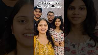 A-Z Countries Name Challenge #shorts #youtubeshorts #trending #viral