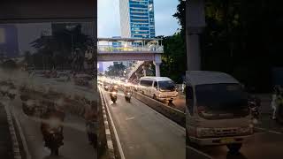 info terkini 19/1/23 banyak pengendara Motor yg masuk jalur busway  #beritaterkini