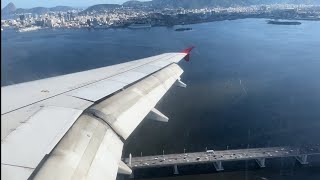 Pouso no Santos Dumont - Rio de Janeiro | A319 LATAM