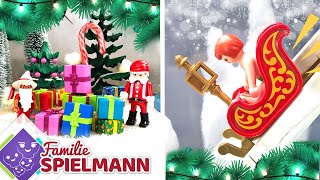 Die WEIHNACHTS WASSERRUTSCHE im Aquapark Playmobil Familie Spielmann