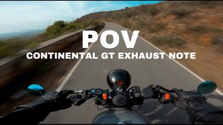 Continental GT 650 exhaust note