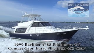 SOLD - 1999 47' Bayliner 4788 Pilothouse MY HD By American Marine