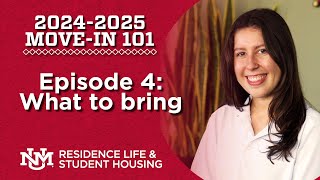 UNM Housing 7 Week Move-in Countdown: Video 4