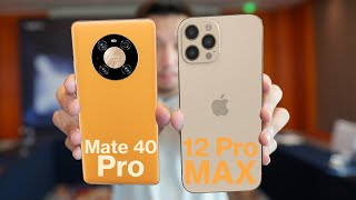 Huawei Mate 40 Pro vs iPhone 12 Pro Max |Apple