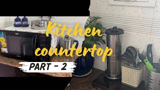 “Kitchen Countertop Cleaning Part-2||Clean And Organise With Me!”#youtubevideo #kitchencleaning