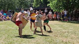 Gladigathering Römerkastell Saalburg - Murmillo gegen Hoplomachus