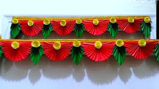 Diwali  toran//Diwali door hanging idea//Diwali craft