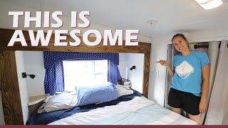 DIY RV Bedroom Renovation Before & After | RV Life - Part 2