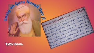 Eassy on Guru Nanak Dev Ji, 200 words , Guru Nanak Dev Ji essay# video