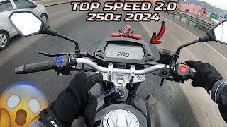 Top SPEED 2.0 de la Italika 250Z 2024 a 8mil revoluciones | AquaBiker