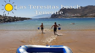 Las Teresitas beach, Tenerife  best beach for kids