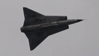 4Kᵁᴴᴰ AIRPOWER 2022 Saab Sk35C Draken Flying Display