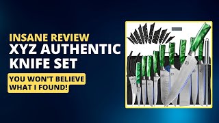 XYJ Authentic Knife Set Review | Unleashing the Cutting Power | Master Chefs Knife Set Revealed!