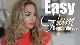 EASY BEACH  WAVES HAIR TUTORIAL | JessicaFitBeauty