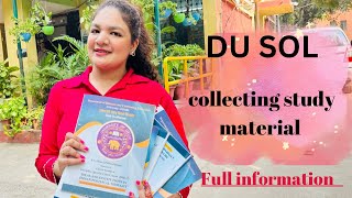 How to book appointment for study material DU SOL ? Full details given