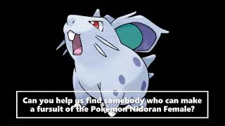 New Pokemon Fursuit Ideas Nidoran Female (Pokemon Red and Blue)