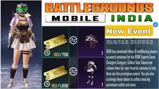 Free Outfit in BGMI | The eSport Game Changers event BGMI | The eSport Game Changers event Rewards