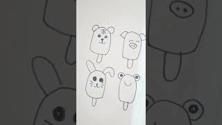 popsicle drawing/ice cream drawing/easy drawing for beginners/next which anim/#inspiringcrafts