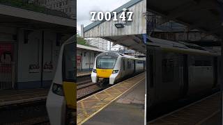 Thameslink Class 700/1 Flies through New Barnet (14th May 2024)