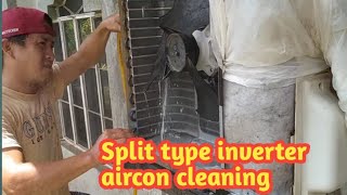 split type inverter aircon cleaning / paano nag linis ng split type inverter aircon