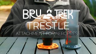 How to Brew a K-Cup with your AeroPress Using the BruTrek Trestle