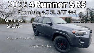 2022 4Runner SR5 Premium Walk Around