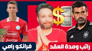 راتب خوسية لانا وتفاصيل العقد كاملة | المهاجم فرانكو رامي من بلغرانو الى المنتخب