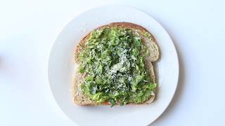 Caesar Salad Avocado Toast