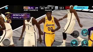 NBA 2K Mobile - Los Angeles Lakers vs Brooklyn Nets Full Game 💯🏀 #basketball #nba #nba2kmobile