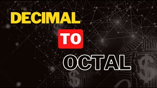 Decimal to Octal | Easy Data Fundamental | Gate Exam