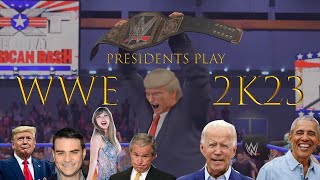 Presidents Play WWE2K23 CHAMPIONSHIP MATCH