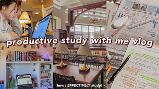 PRODUCTIVE STUDY VLOG: getting organized, effective tips! productive study day in my life: hs finals