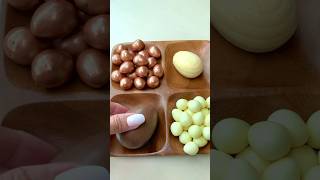 EGGxcited to refill my platter with sweets! #satisfying #asmr #sweet #shorts #chocolate #unwrapping