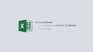 Microsoft Excel - Latihan Custom Numbering 01.1B