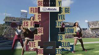 College Football 25 Florida State vs Georgia Tech 2024 Gameplay Xbox Series X.