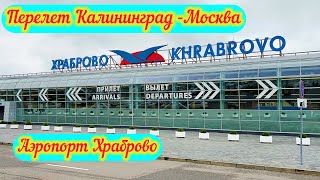 Перелет Калининград-Москва. Аэропорт Храброво. | Со звуком! ✈️