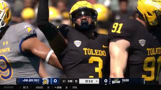 CFB25 dynasty with San Jose State S3W7 VS Toledo! We signed the #1 prospect!