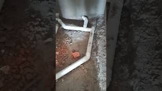 BATHROOM FLOOR PLUMBING PIPE & WALL PIPE